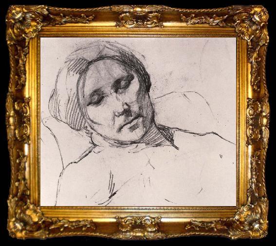 framed  Marie Laurencin Portrait of mother asleeping, ta009-2